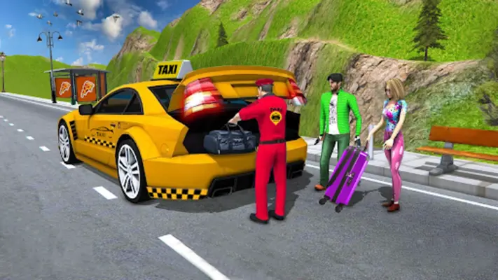 Taxi Games Driving Car Game 3D android App screenshot 0