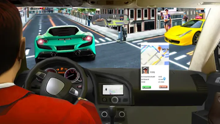 Taxi Games Driving Car Game 3D android App screenshot 3